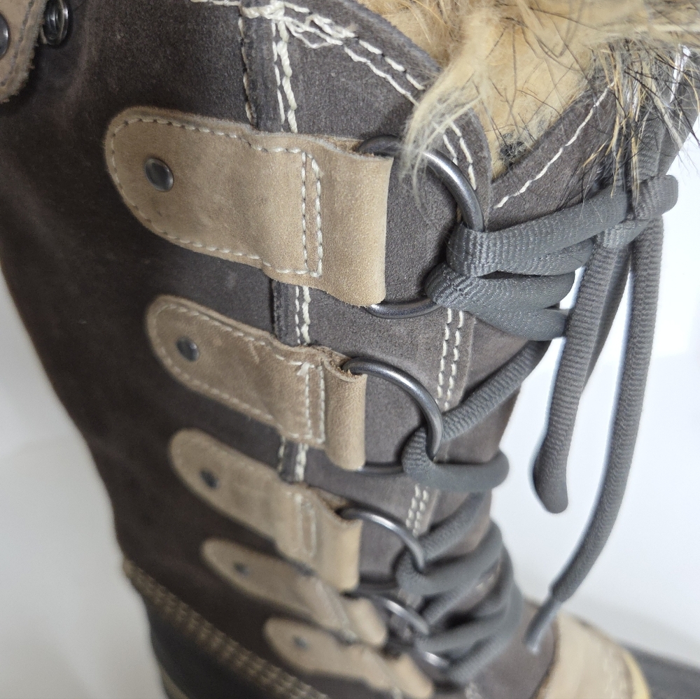 Sorel Joan Of Arctic Women's Brown Suede Waterproof Winter Boots Size 8 - Picture 7 of 7